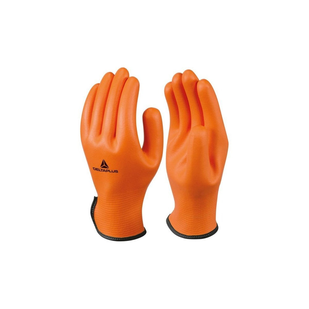 Delta Plus Foam Nitrile Fully Coated Glove Size 9 - Orange