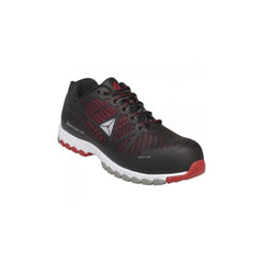 Delta Plus Lightweight Safety Trainers with Mesh and Polyurethane S1P Size 44 - Black/Red