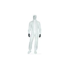 Delta Plus Disposable Overalls with Hood Size L - White