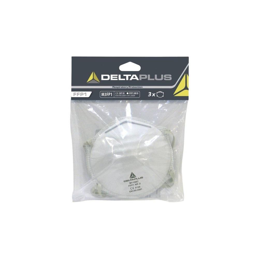 Delta Plus FFP1 Masks Set of 3 - White