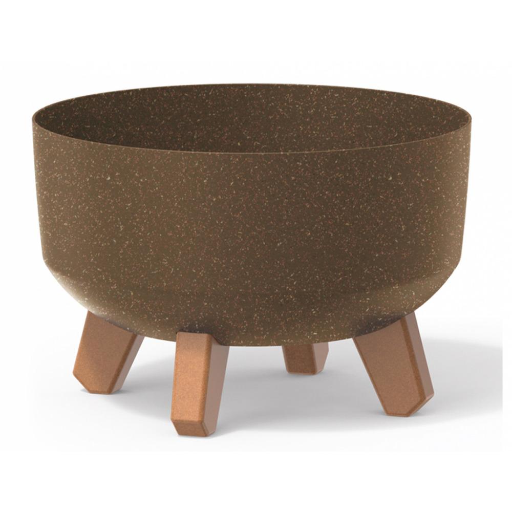 FLOWER POT GRACIA LOW ECO WOOD - ECO COFFEE