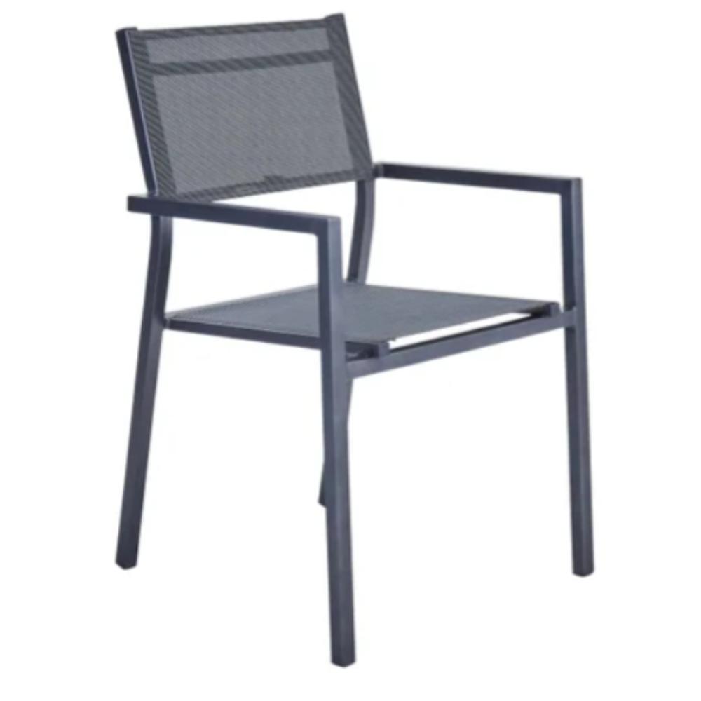 Naterial Orion Alpha Dining Armchair - Anthracite