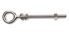 EYE BOLT WITH NUT FOR WOODEN POLE M8X100MM
