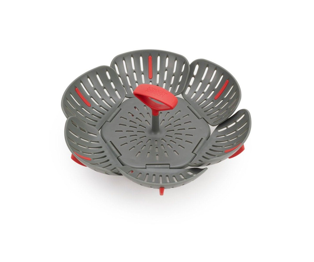 JJ DUO FOLDING STEAMER BASKET - GREY/RED (SS20 - 45031)