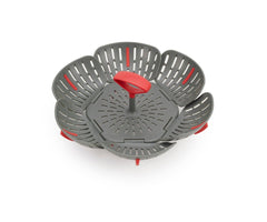 JJ DUO FOLDING STEAMER BASKET - GREY/RED (SS20 - 45031)