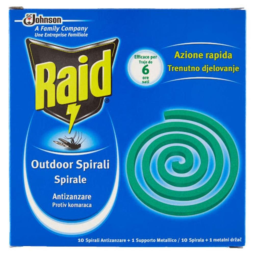 Raid Anti-Mosquito Spirals Pack of 10 Pieces