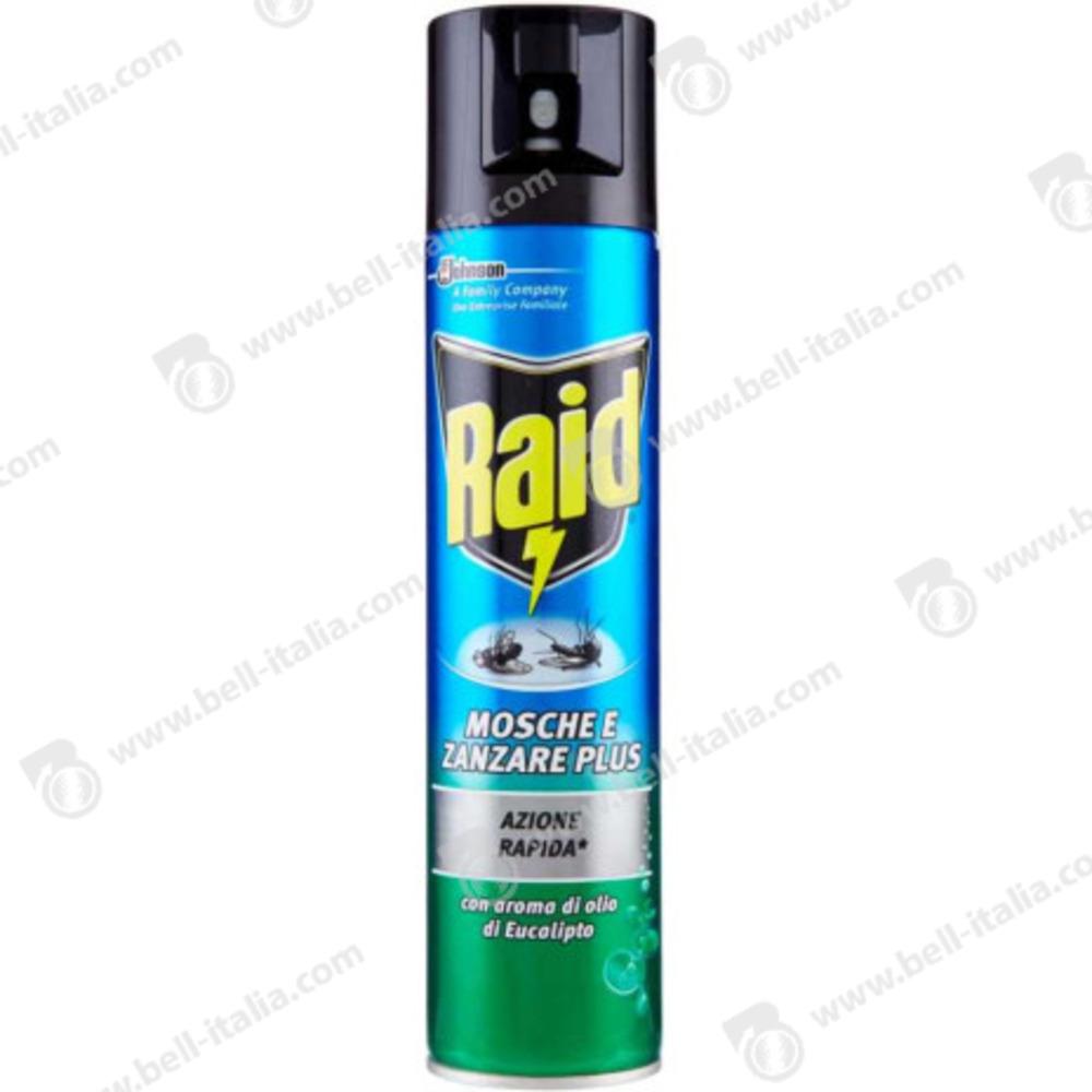 Raid Fly and Mosquito Spray Plus Eucalyptus 400ml