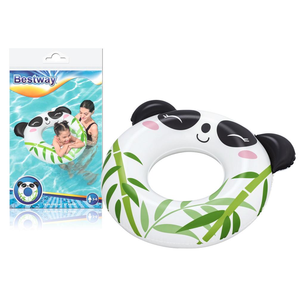 Bestway Swim Ring Panda Palms 76Cm