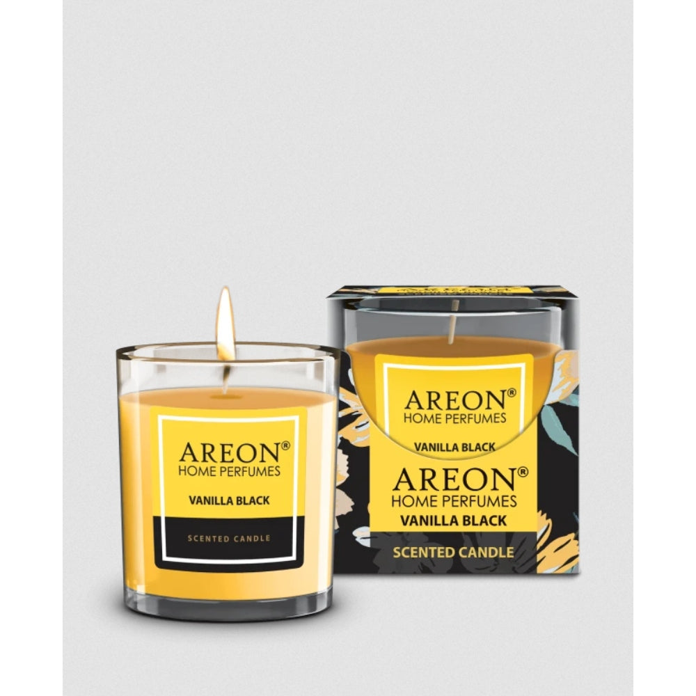 Areon Scented Candle Vanilla Black