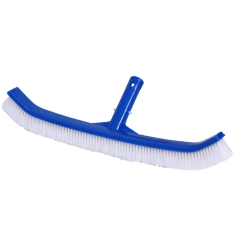 Pool Wall Brush 45cm - Blue Base And White Bristle