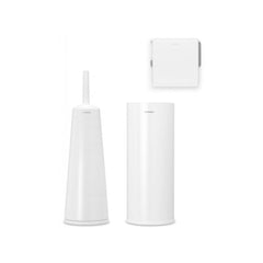 Brabantia Toilet Accessory Set Of 3 Pieces White