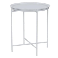 Naterial Mobis Side Table White D45x53cm