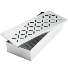 Naterial BBQ Smoker box stainless steel.