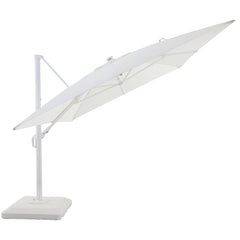 Naterial Sonora Side Umbrella With LED 280x390cm White,