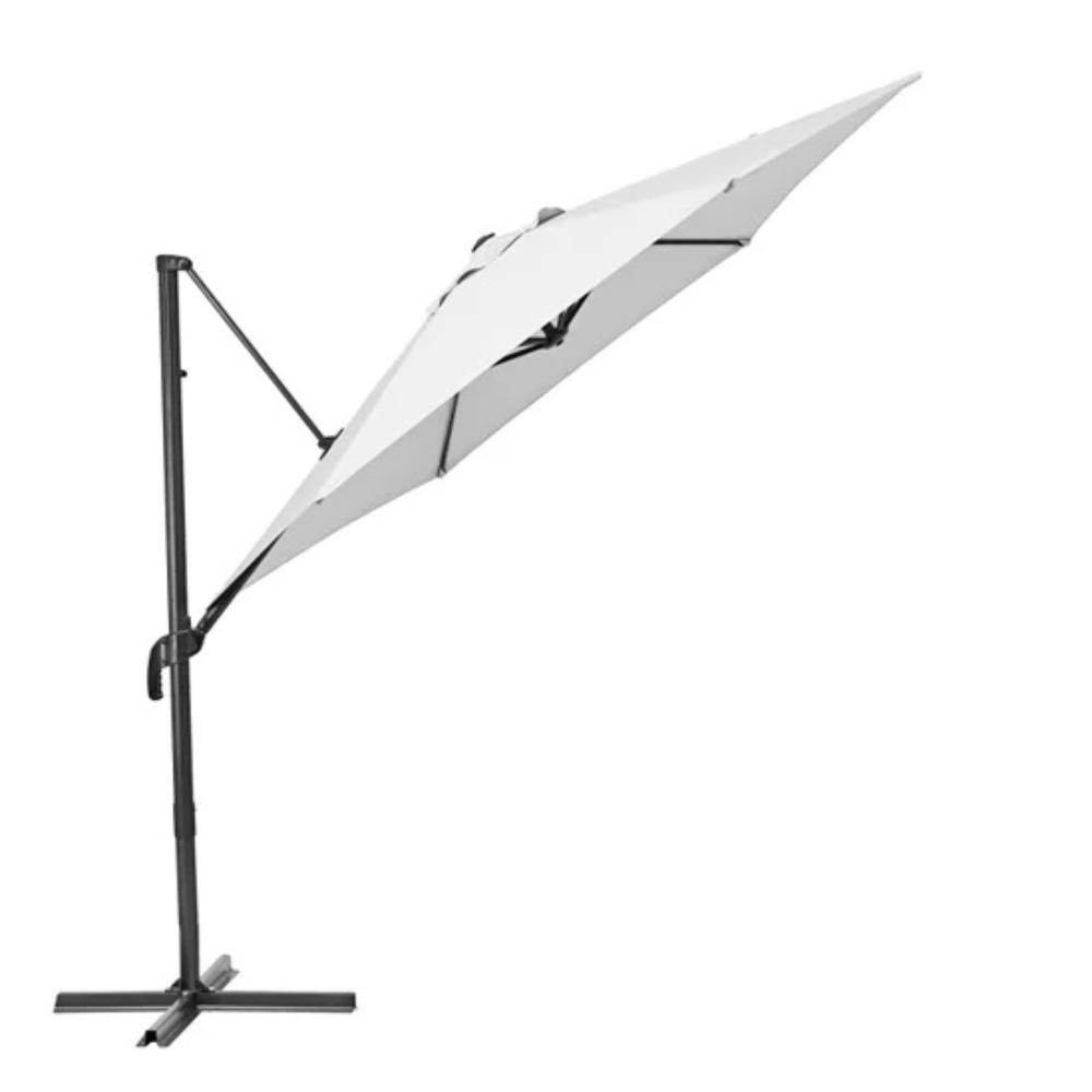 Naterial Avea Side Umbrella D290cm White