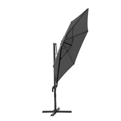 Naterial Avea Side Umbrella D290cm Dark Grey Shadow