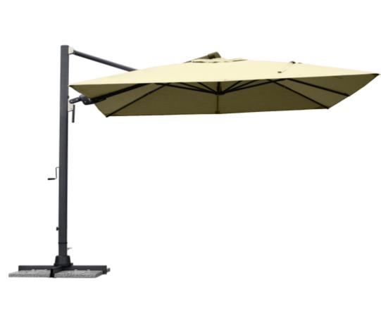 Naterial Sombra Side Umbrella 298x298cm Light Beige