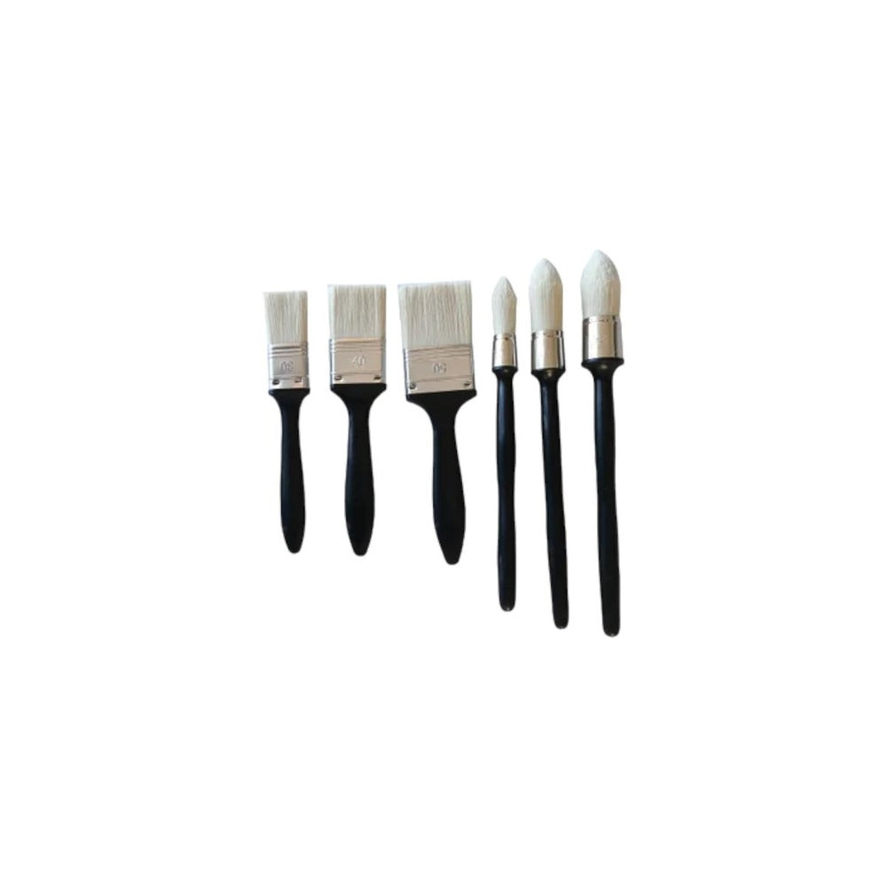 FP SET 6 BRUSHES 3 SASH 25/21/15MM,3 FLATS 30/40/50 MM UNIVERSAL