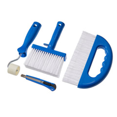 Dexter Wall Paper Kit With Cutter, Seam Roller, Paste Brush And Smoothing Brush,