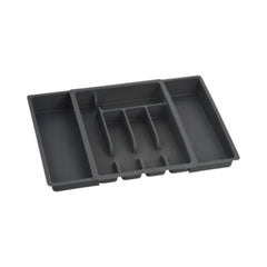 Kitchen Extendable Cuttlery Tray Plastic Grey