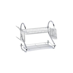 Dish Rack 2 Levels Chrome Plated