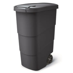 Prosperplast Wheeler Garden Waste Bin 90L 58.3x39.4x78.3cm - Anthracite