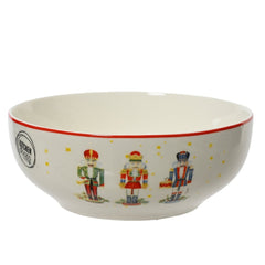 Decoris Porcelain Bowl with Nutcracker