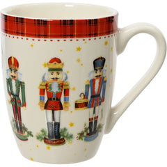 Decoris Porcelain Mug with Nutcracker Pattern 250ml