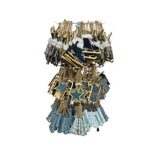 FIGURE PLYWOOD WITH BELL WITH FUR WITH JUTE BOW 12ASS