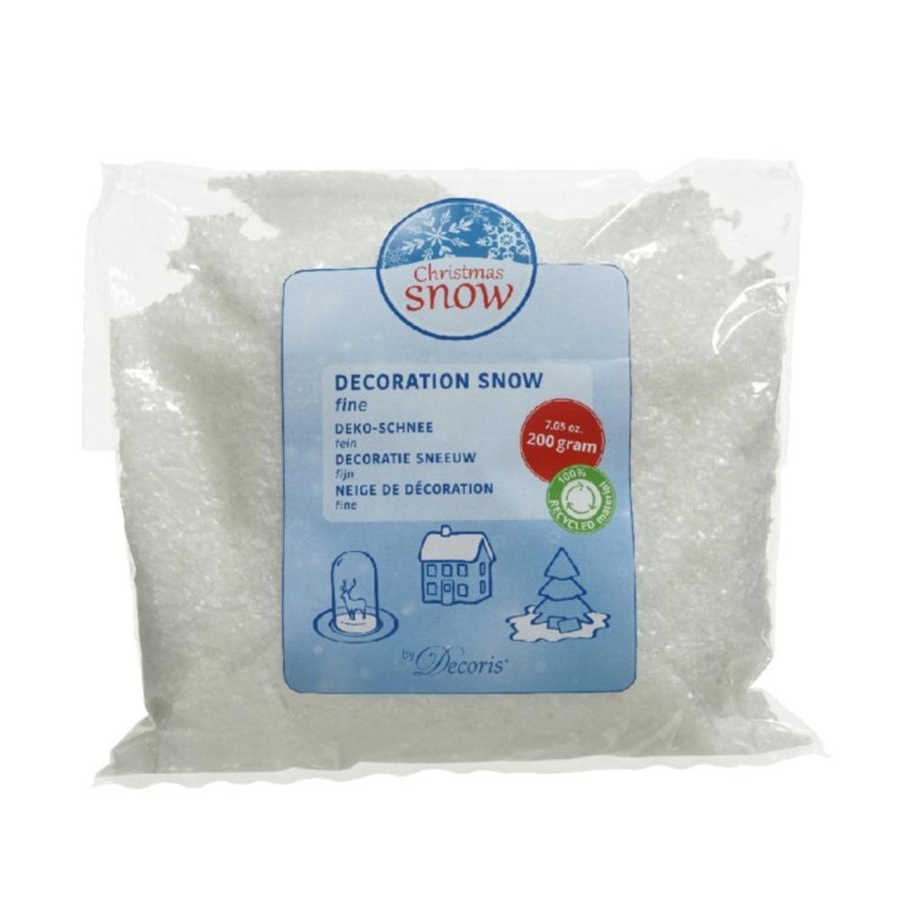 Decoris Recycled Plastic Artificial Snow 200g