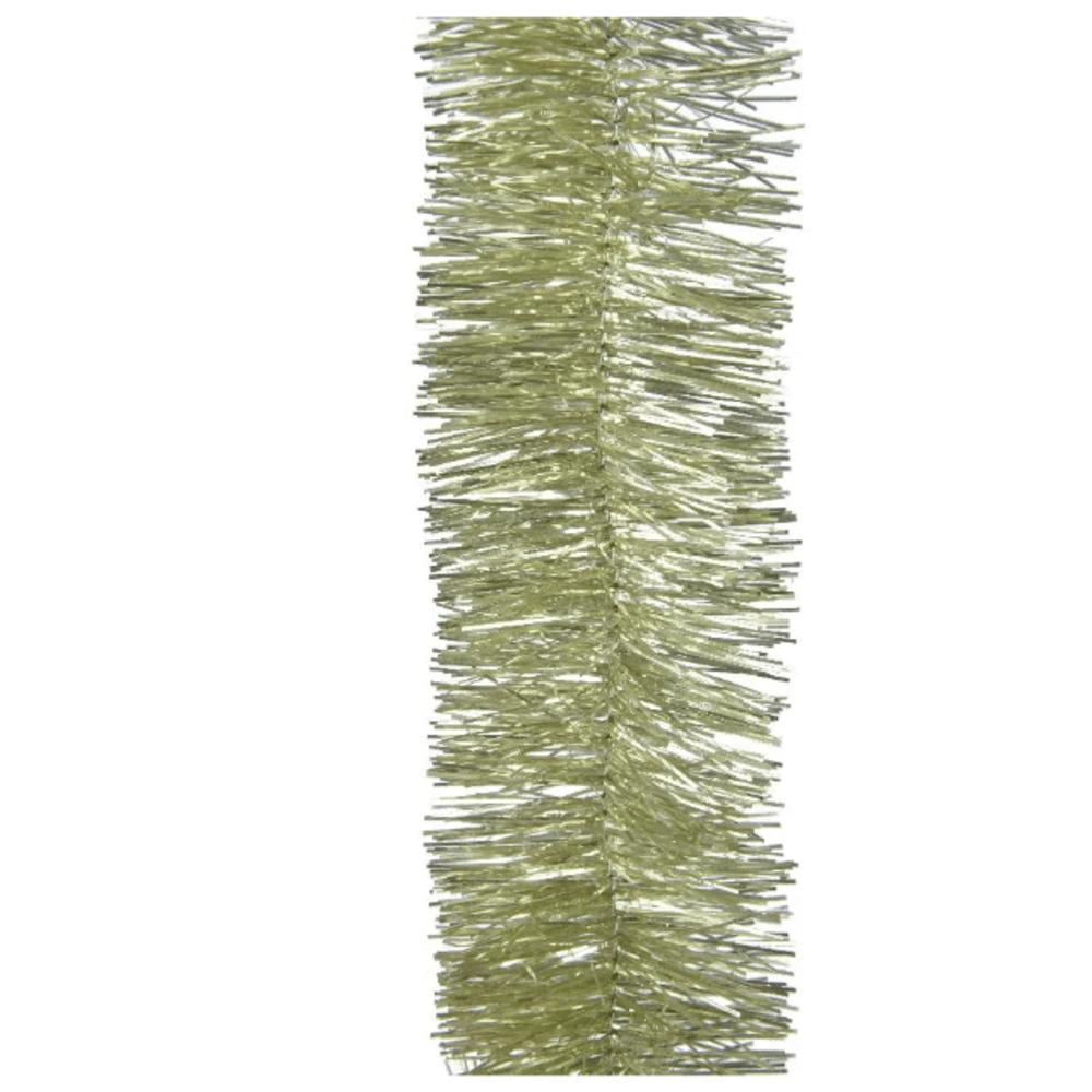 Decoris Tinsel Garland Shiny 7 x 270cm - Pistachio