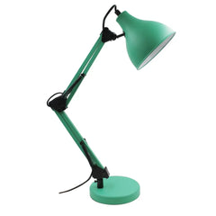 Inspire Ennis Desk Lamp E27 55cm - Metal Green