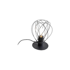 Inspire Merone Table Lamp E27 24.5cm - Metal Matt Black