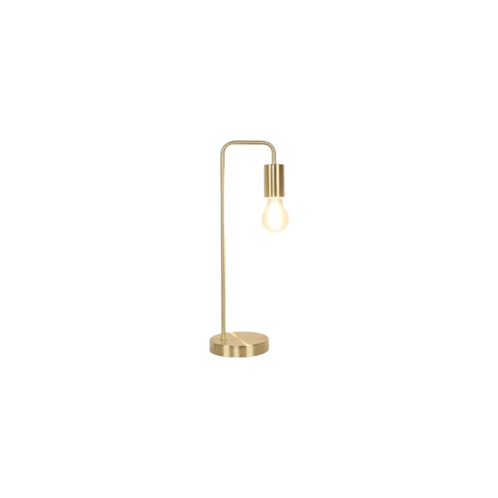 Inspire Lina Table Lamp E27 45cm - Matt Brass