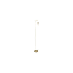 Inspire Lina Floor Lamp E27 149cm - Matt Brass