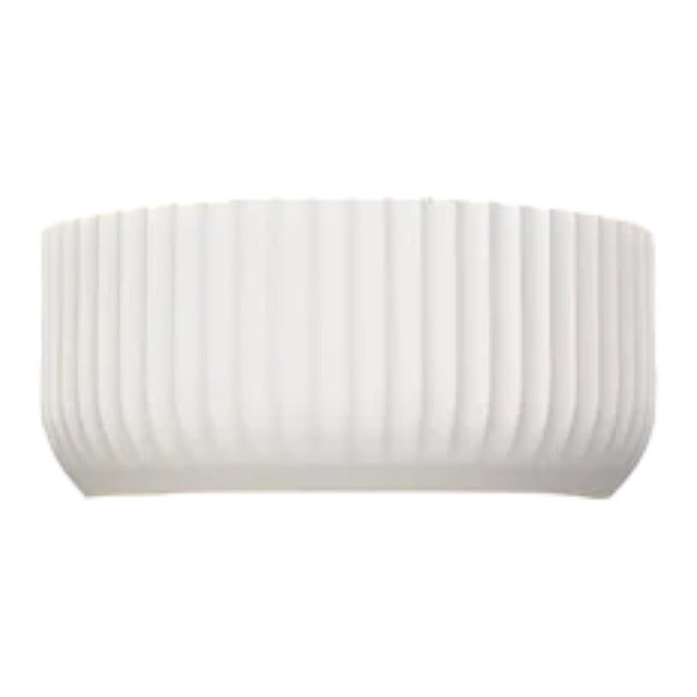 Inspire Halcas Wall Lamp E27 31cm - Plaster White