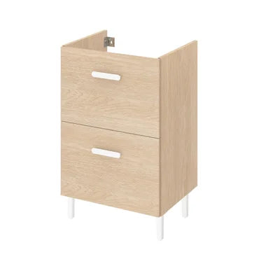 EASY_UNDER BASIN CABINET_50_S_40_70_2-DRAWERS_OAK