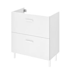 EASY_UNDER BASIN CABINET_70_S_40_70_2-DRAWERS_WHITE TOPMATT