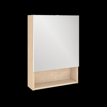 Sensea Easy Mirro with Cabinet 50 x 16 x 70cm - Oak