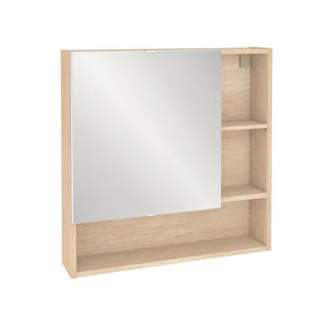 Sensea Easy Mirror with Cabinet 70 x 16 x 70cm - Oak