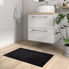 Sensea Terry Bathmat 50 x 80cm - Black 0