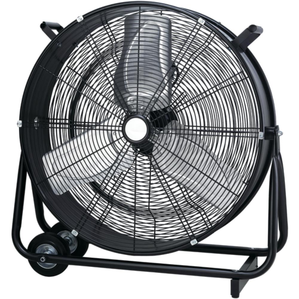 Equation Industrial Metal Drum Fan 60Cm 330W - Black