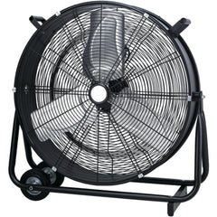 Equation Industrial Metal Drum Fan 60Cm 330W - Black