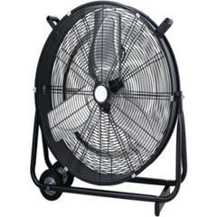 Equation Industrial Metal Drum Fan 60Cm 330W - Black