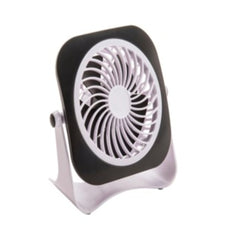 Equation Mini USB Fan with 2 Speeds 3W 14cm - Black