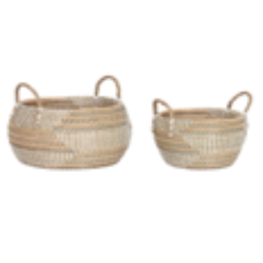 Basket Seagrass 40X40X24 9 Natura Small