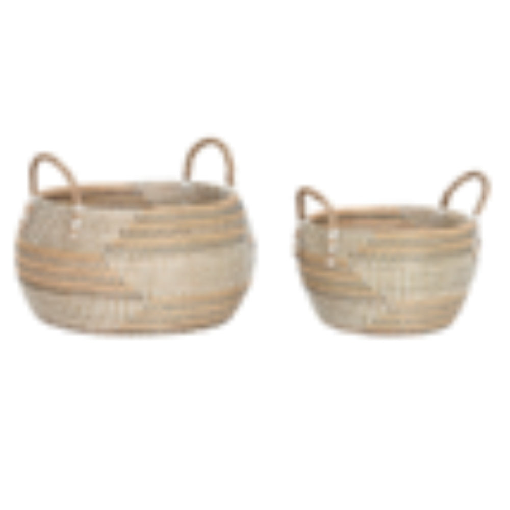 *Basket Seagrass 40X40X24 9 Natura Large