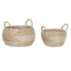 *Basket Seagrass 40X40X24 9 Natura Large