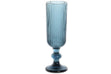 Cup Glass 7X7X20 150Ml, Grated Blue