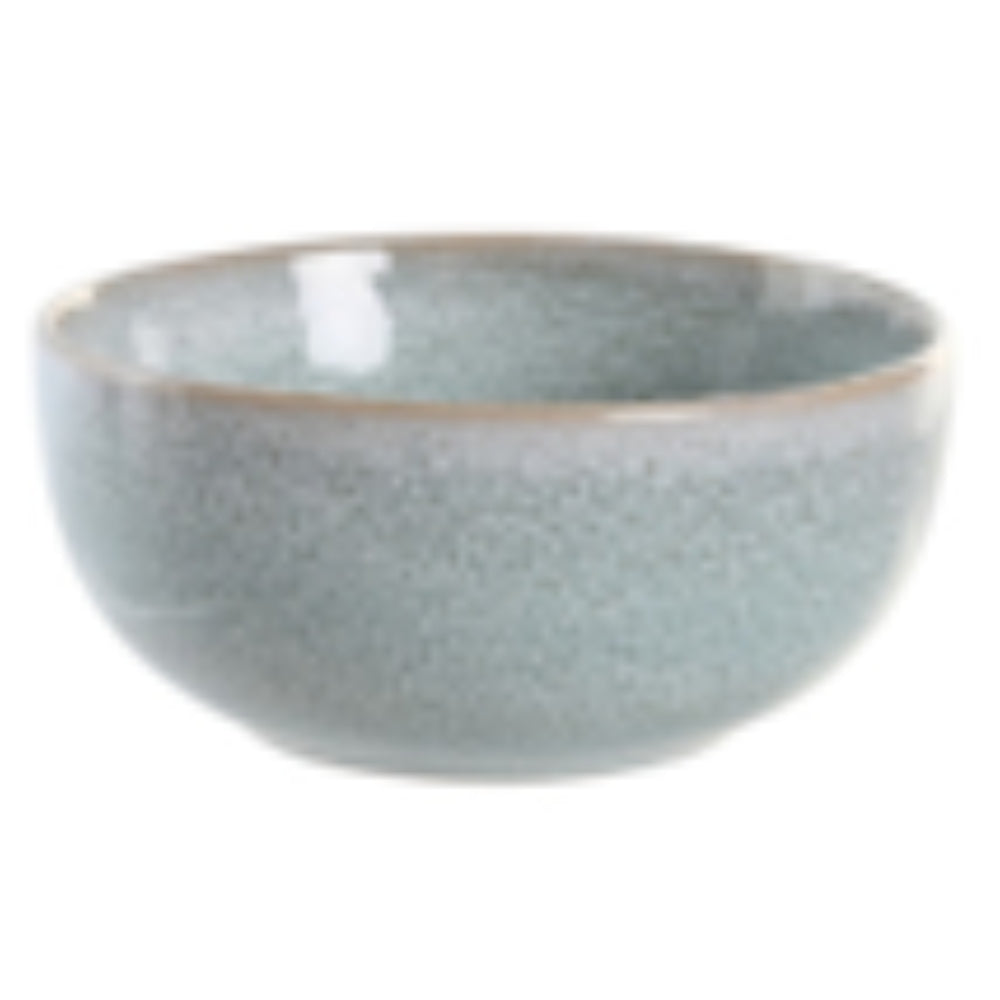 *Bowl Stoneware Enamelled 13,3X13,3X6,7 Blue